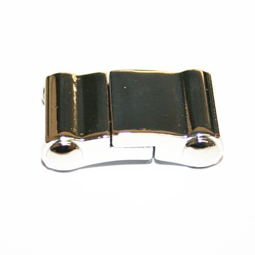 1pce x 30*20mm Magnetic clasp - rhodium plated