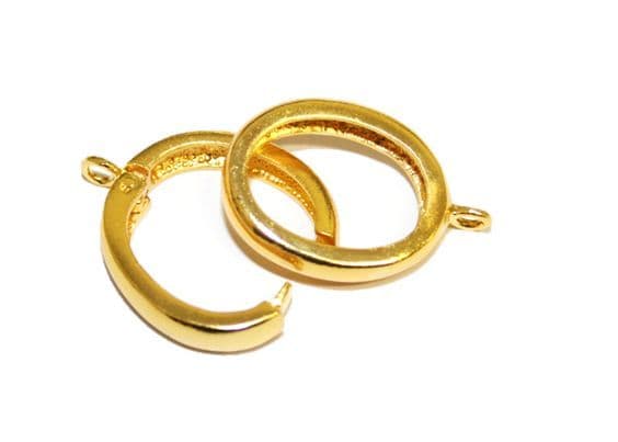 1set x Antique gold butterfly clasp