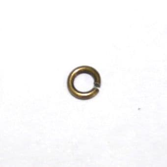 200 x Antique Brass Open Jump Ring 0.8x4mm - S.F5 - WA205 - HS00087CCE