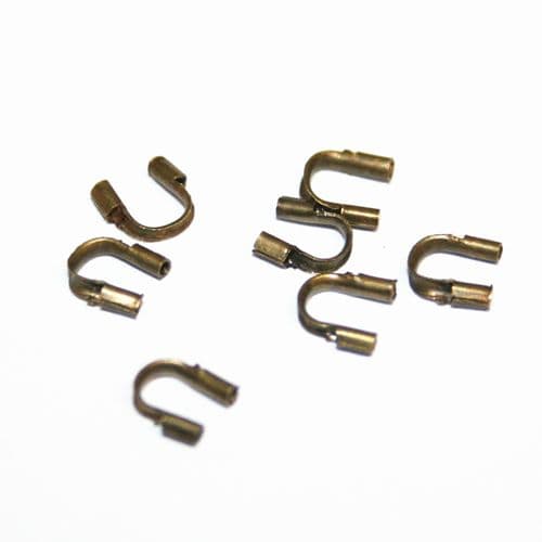 20pcs x antique brass wire guard - C7003119