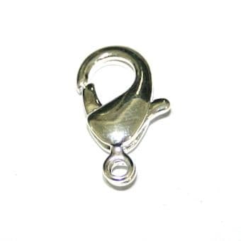 23mm x 3 x Silver Plated Lobster Clasps - S.F11 - WA212 - 1411089