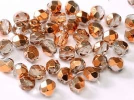 27137 FIRE POLISHED 6 MM CRYSTAL SUNSET (50 pieces)