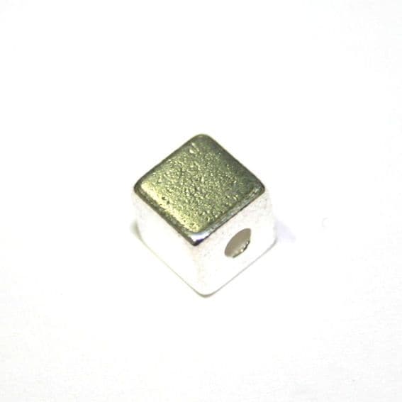 30 X 4MM Silver plated square spacer beads -- S.F10 - WA155 -- TH405-40