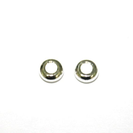 300pcs x 2.5mm Silver plated round closed ring - S.F10 - WC202 - 4000047