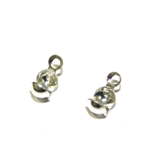 40pcs x Silver plated collotte - C8008042