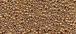 4204 SEED BEADS 8/0 DURACOAT GALVANIZED CHAMPAGNE*