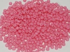 4467 SEED BEADS 15/0 DURACOAT OPQ LT CARNATION