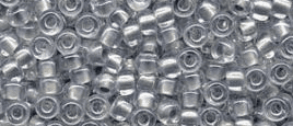 4602 SEED BEADS 6/0 INSIDE DYED PEARLIZE SILVER*