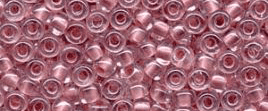 4606 SEED BEADS 6/0 INSIDE DYED PEARLIZE PINK