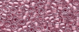 4607 SEED BEADS 6/0 INSIDE DYED PEARLIZE BRIGHT PINK*