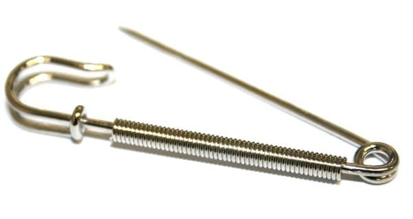 4pcs x 54mm Rhodium plated kilt pin - S.F04 - WA124 - ZX945