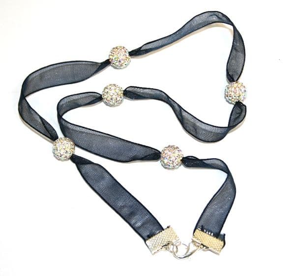 50pcs x 10mm silver plated ribbon end - S.F - WC118 - 2502116
