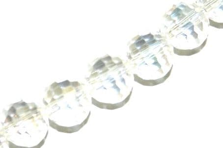 50pcs x 12mm Clear faceted round glass beads -- S.J -- 3005832