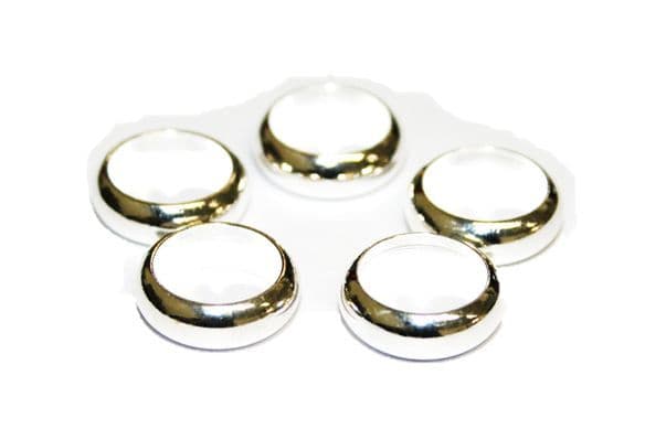 65pcs x 10* 2.5* 7mm Closed jump ring silver nickel free - S.F