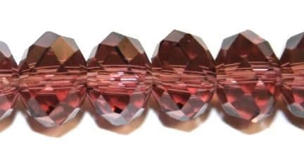 72pcs x 12mm Mid purple faceted rondelle glass beads -- S.J01 -- 3005683