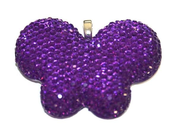 8pcs x Silver plated oval shape glue on bail 21mm - S.F08 - 2002001