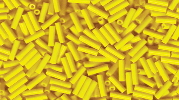 9404 TB 6mm Miyuki Bugle 2 Op Yellow
