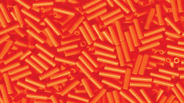 9406 TB 6mm Miyuki Bugle 2 Op Orange