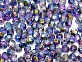 95100 FIRE POLISHED MAGIC 6 MM CRYSTAL MAGIC BLUE (50 pieces)