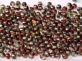 95200 ROUNDS CZECH BEADS 4 MM CRYSTAL MAGIC WINE (100 pieces)