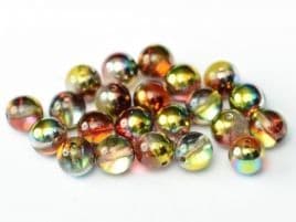 95600 ROUNDS CZECH BEADS 4 MM CRYSTAL MAGIC APPLE (100 pieces)