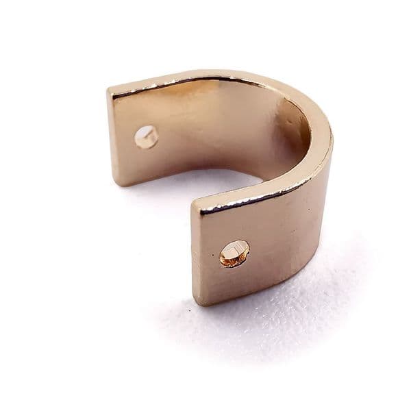Champagne Gold, Horseshoe Connector x 10 - 10mm x 8mm