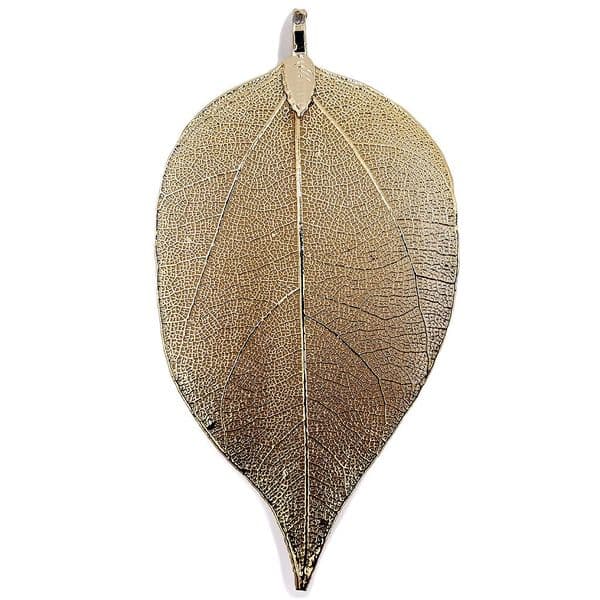 Gold Plated Classic Leaf