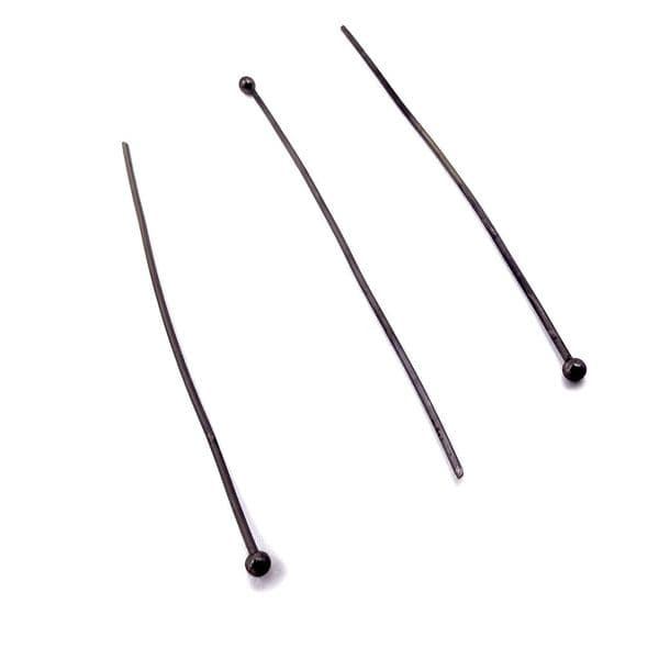 Gun Metal Ball End Head Pin 50mm x 100