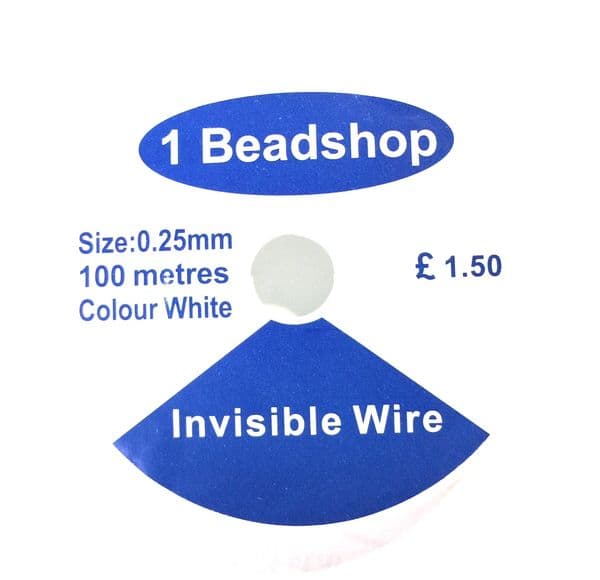 Invisible wire - Illusion nylon thread 0.25mm x 100 metres