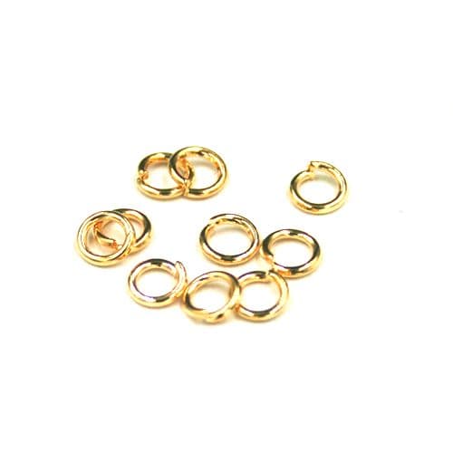 Jump rings - champagne gold colour