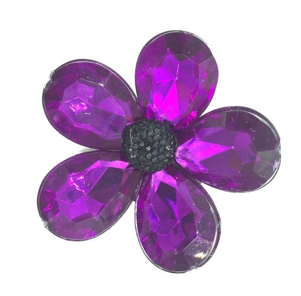 Remembrance poppy brooch for animals Large - 50mm - 18mm x 25mm beads