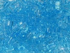 SB0148 SQUARE BEADS 4 MM LIGHT BLUE (15 grams)