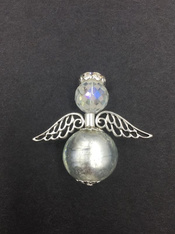 Silver Lined Clear Angel Kit - 10 pcs (1)