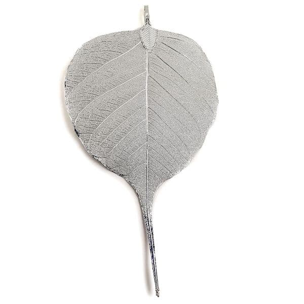 Silver Plated Bodhi Leaf