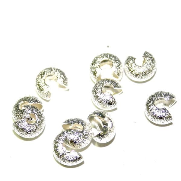 Silver Plated Crimp Covers