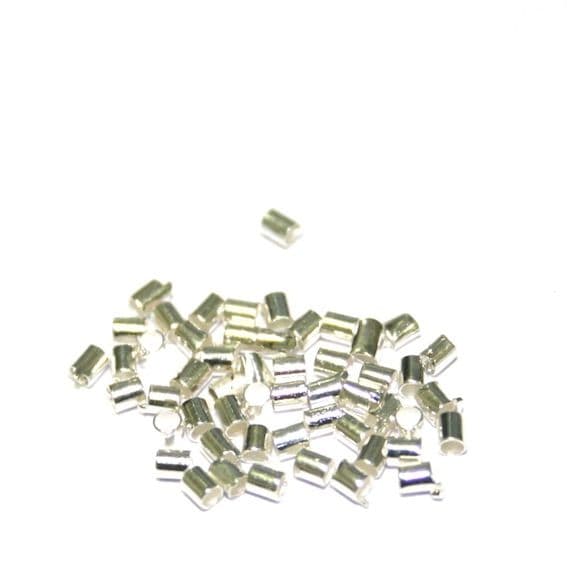 Silver plated crimps (silver on copper)