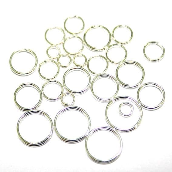 Split Rings - Silver Plated