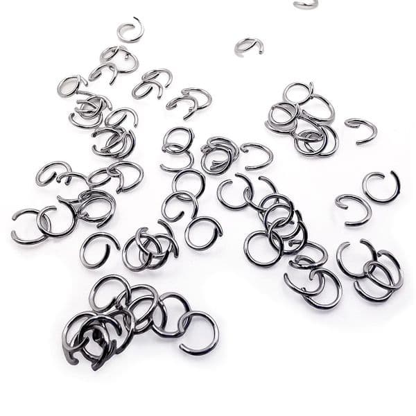 Stainless Steel Jump Ring 0.5 x 5mm x 200 pcs