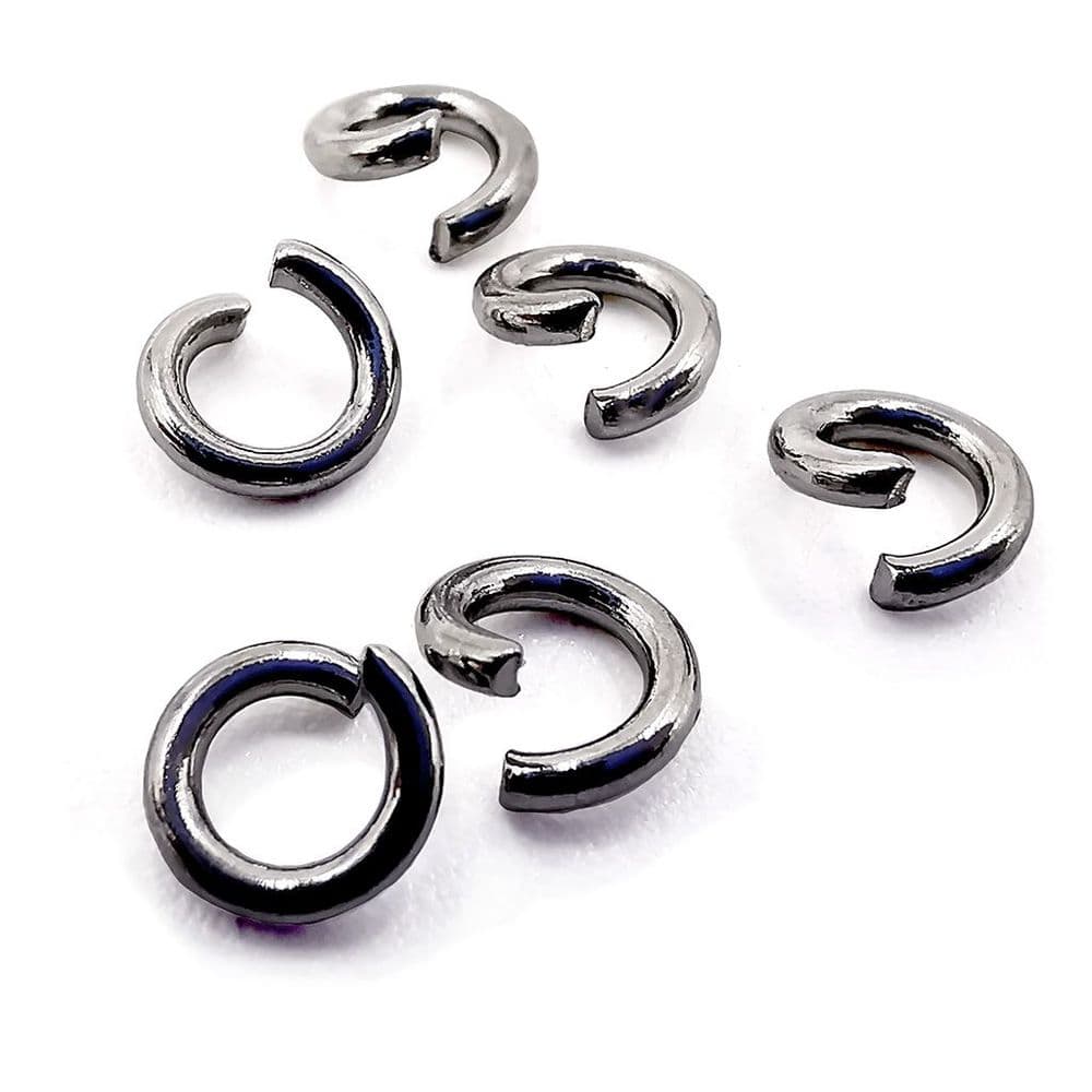 Stainless Steel Jump Rings 1 2 x 6mm 30 pcs