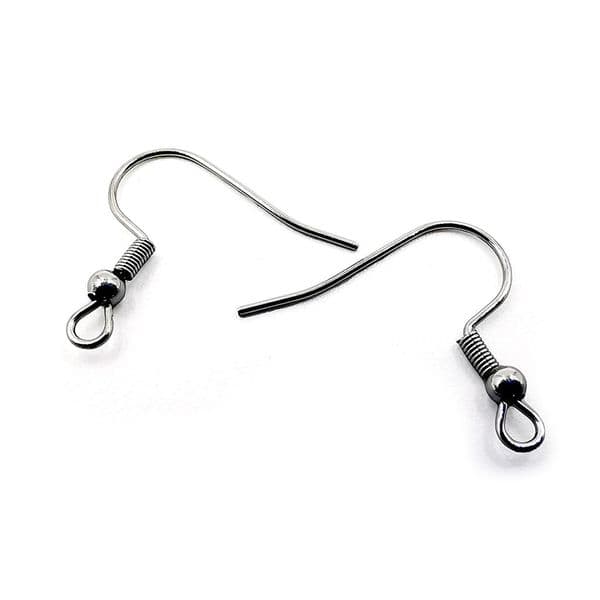 Stainless Steel Shepherd's Crook Earring x 40 pcs