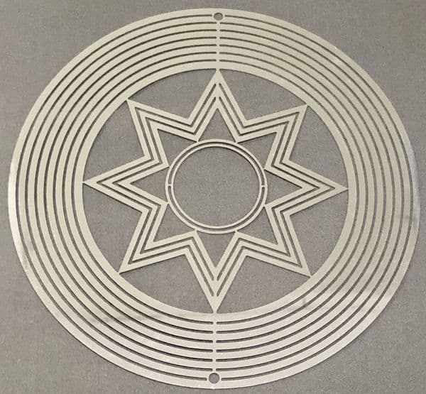 Stainless steel spinner -Stars