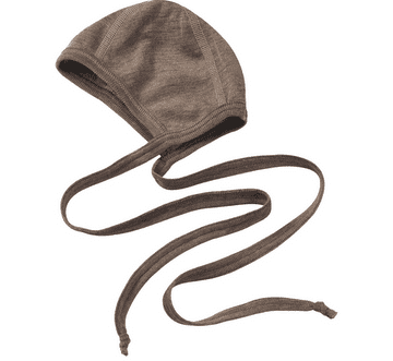 Engel wool/silk baby bonnet