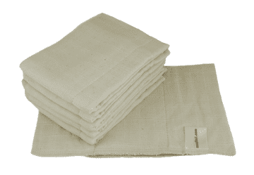 Muslinz Organic unbleached prefold nappies
