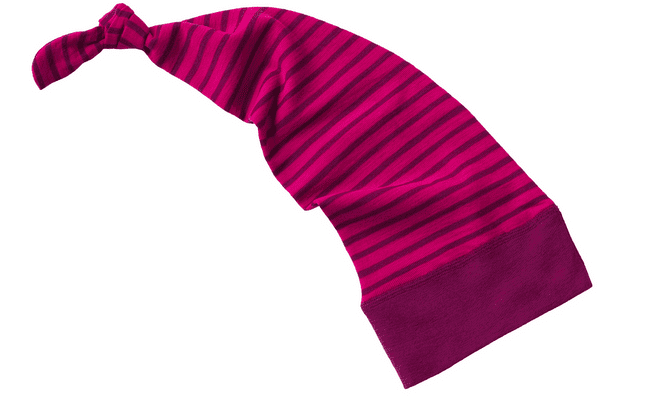 Wool/silk long stocking hat