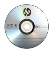 10 HP Blank DVD+R DL Double Layer 8.5GB 8x Discs DRE00060-3 Cakebox
