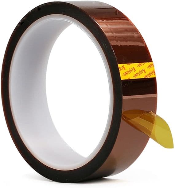 10 Rolls HEAT TRANSFER RESISTANT TAPE ADHESIVE 20mm x 33m POLYIMIDE for SUBLIMATION MUG CERAMICS