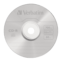10 Verbatim Azo Crystal Surface CD-R 52x 700MB 80m Blank CD Discs 43327 in Case