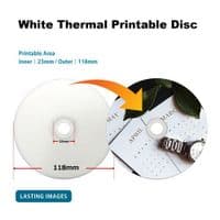 100 Genuine Taiyo Yuden CMC PRO THERMAL PRINTABLE Blank DVD-R 16x 120min discs