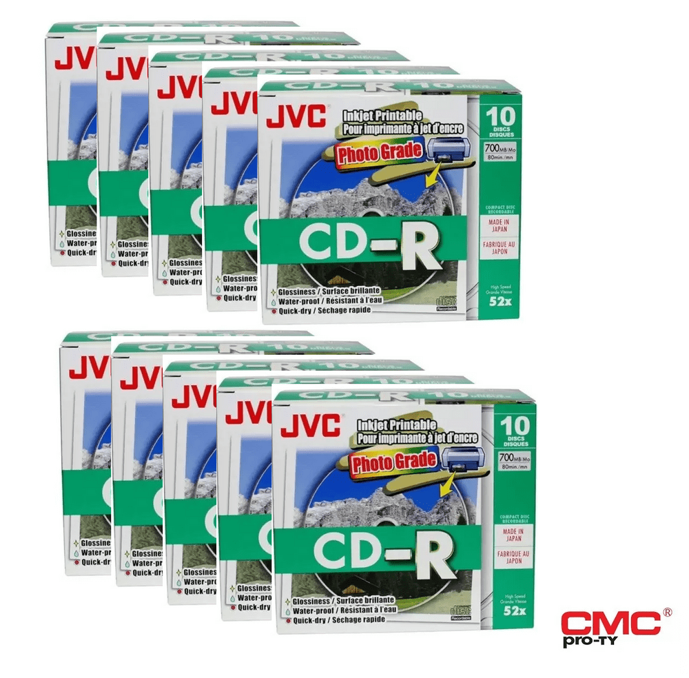Titan Duplication Grade White Inkjet Metalized Hub Printable 52X CD-R - View #4