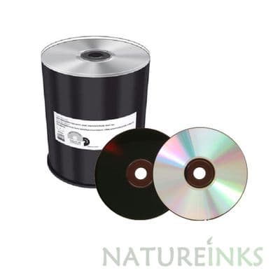 100 MediaRange Silver Non printable Black Bottom diamond dye 700MB 52x CD MR285